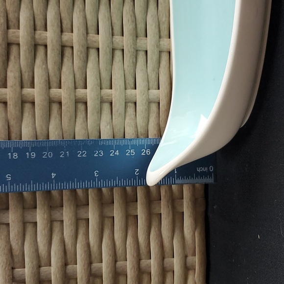 Tiffany Blue Ceramic Double Dish Tray - Picture 7 of 8